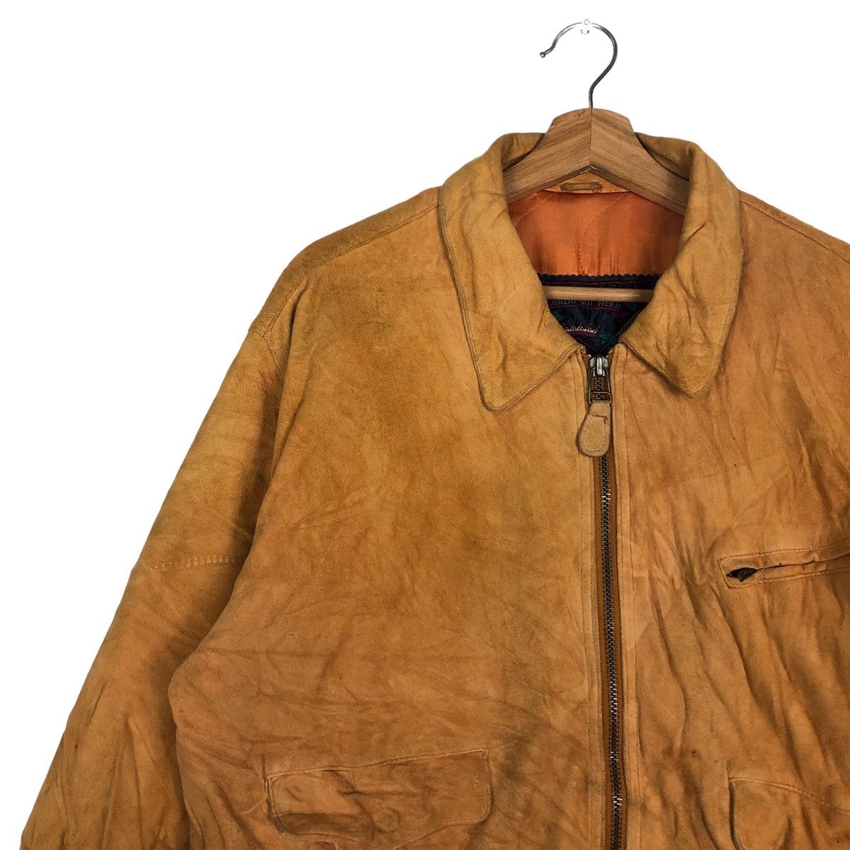 Vintage 🔥Vtg Biker Leather Jacket Ashville Inspire CP Company Size US L / EU 52-54 / 3 - 7 Thumbnail