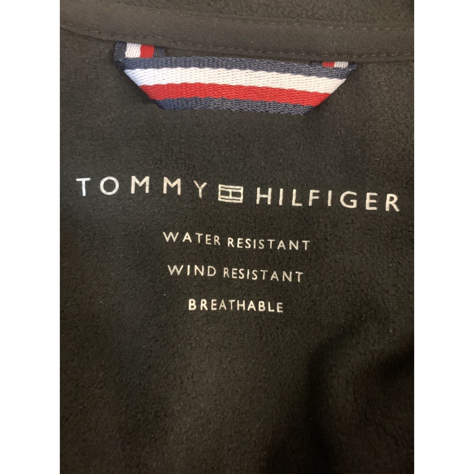Tommy Hilfiger Tommy Hilfiger Men's Yachting Jacket Water Resistant Windbreaker Regular XL Black Logo Zip Jacket Mens Windbreaker Yacht Jacket New w Tags Size US XL / EU 56 / 4 - 2 Thumbnail