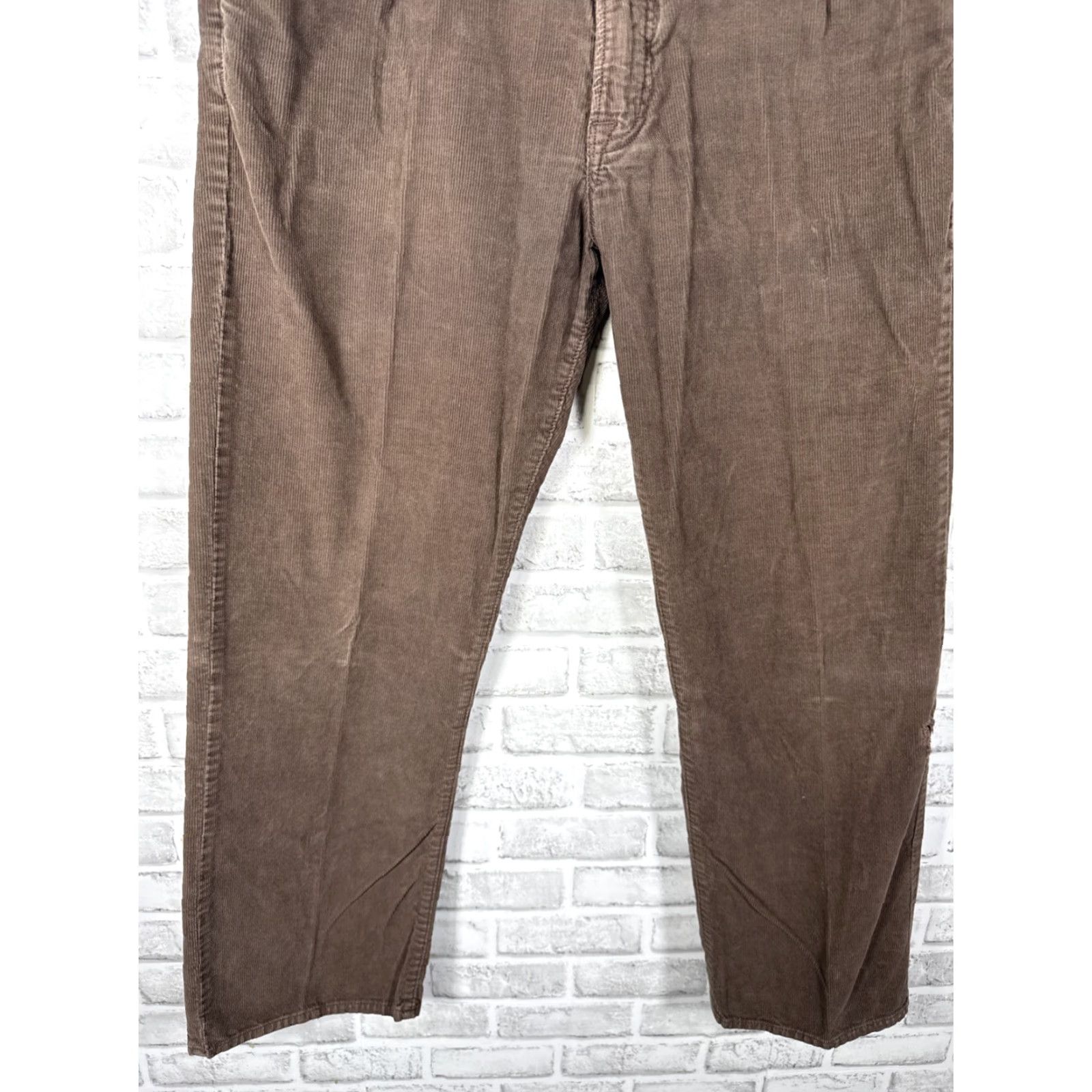 Lucky Brand Lucky Brand Jeans Mens 36x30 Brown 361 Straight Corduroy Pants Size US 36 / EU 52 - 5 Thumbnail