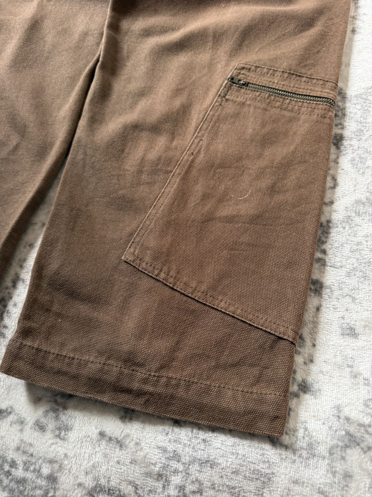 Japanese Brand Amore Puro Japan Deconstructed Heavy Cargo Baggy Pants Size US 29 - 21 Thumbnail