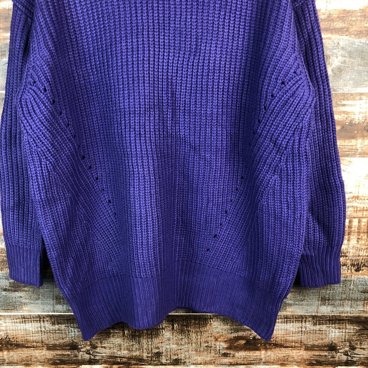 Homespun Knitwear × LOWRYS FARM Lowyrs Farm Purple Knitwear #A2349 Size XL / US 12-14 / IT 48-50 - 6 Thumbnail