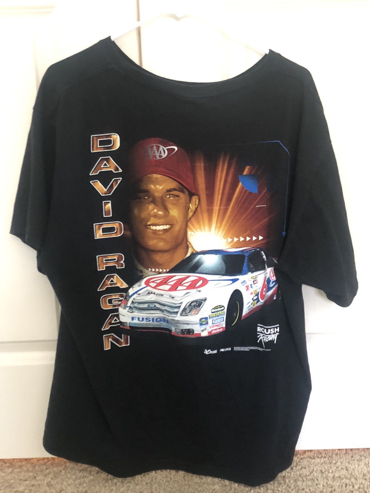 Chase Authentics Vintage David Ragan T-Shirt Size US L / EU 52-54 / 3 - 2 Thumbnail