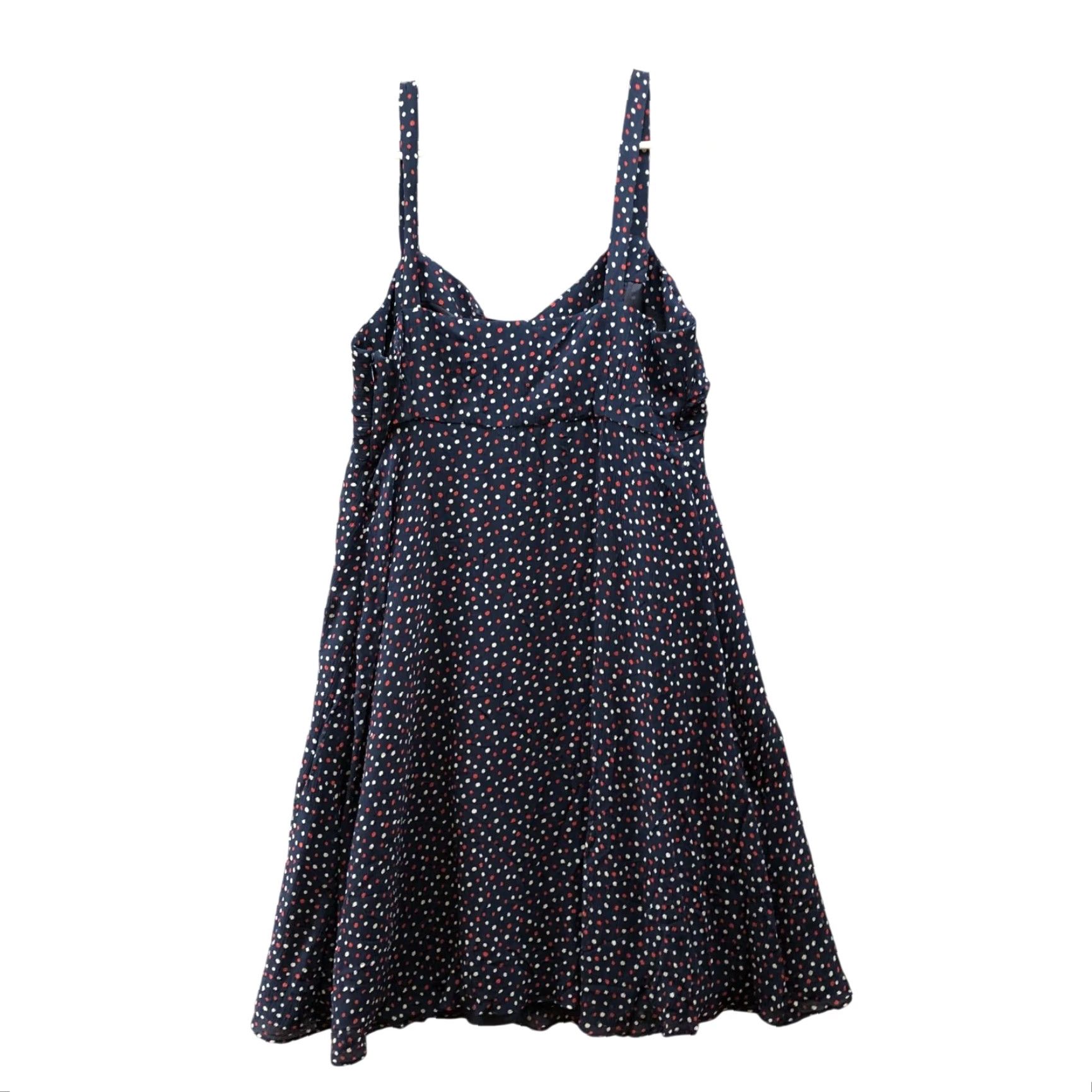 Vineyard Vines Vineyard Vines 100% Silk Cami Dress Womens 10 Navy Blue Polka Dot Size L / US 10 / IT 46 - 2 Thumbnail