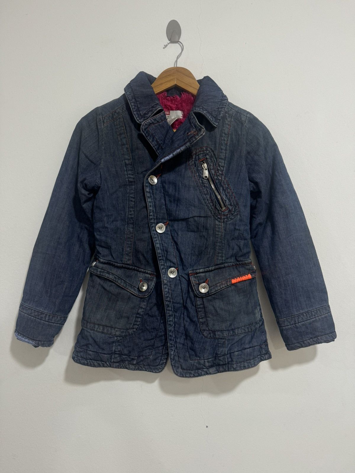 Diesel × Vintage Diesel Womens Denim Jacket Size M / US 6-8 / IT 42-44 - 1 Thumbnail