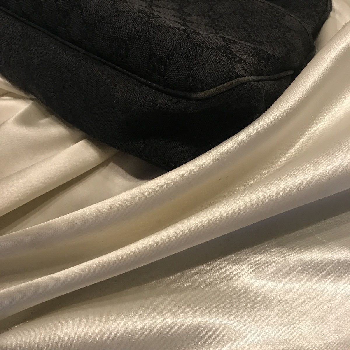 Gucci × Vintage gg canvas eclipse bag gucci black multilogo monogram purse Size ONE SIZE - 11 Thumbnail