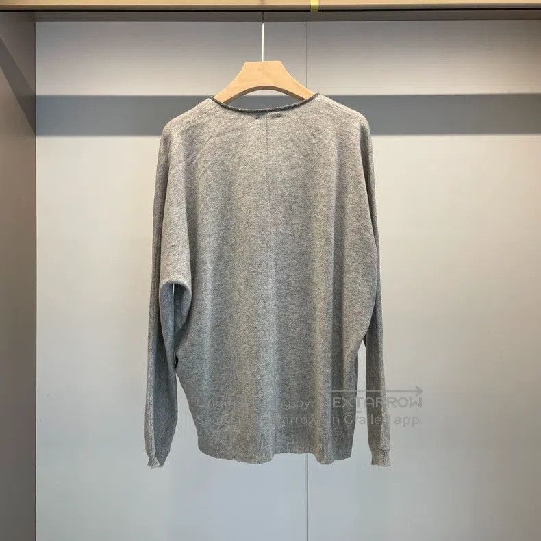 Brunello Cucinelli Brunello Cucinelli Beaded Cashmere Sweater Size L / US 10 / IT 46 - 2 Thumbnail