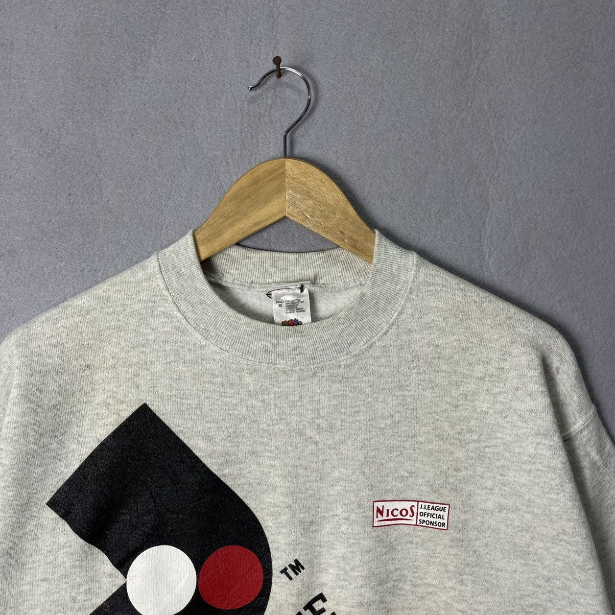 Fruit Of The Loom J.League Official Logo Crewneck Sweatshirt – Heather Grey Size US M / EU 48-50 / 2 - 2 Thumbnail