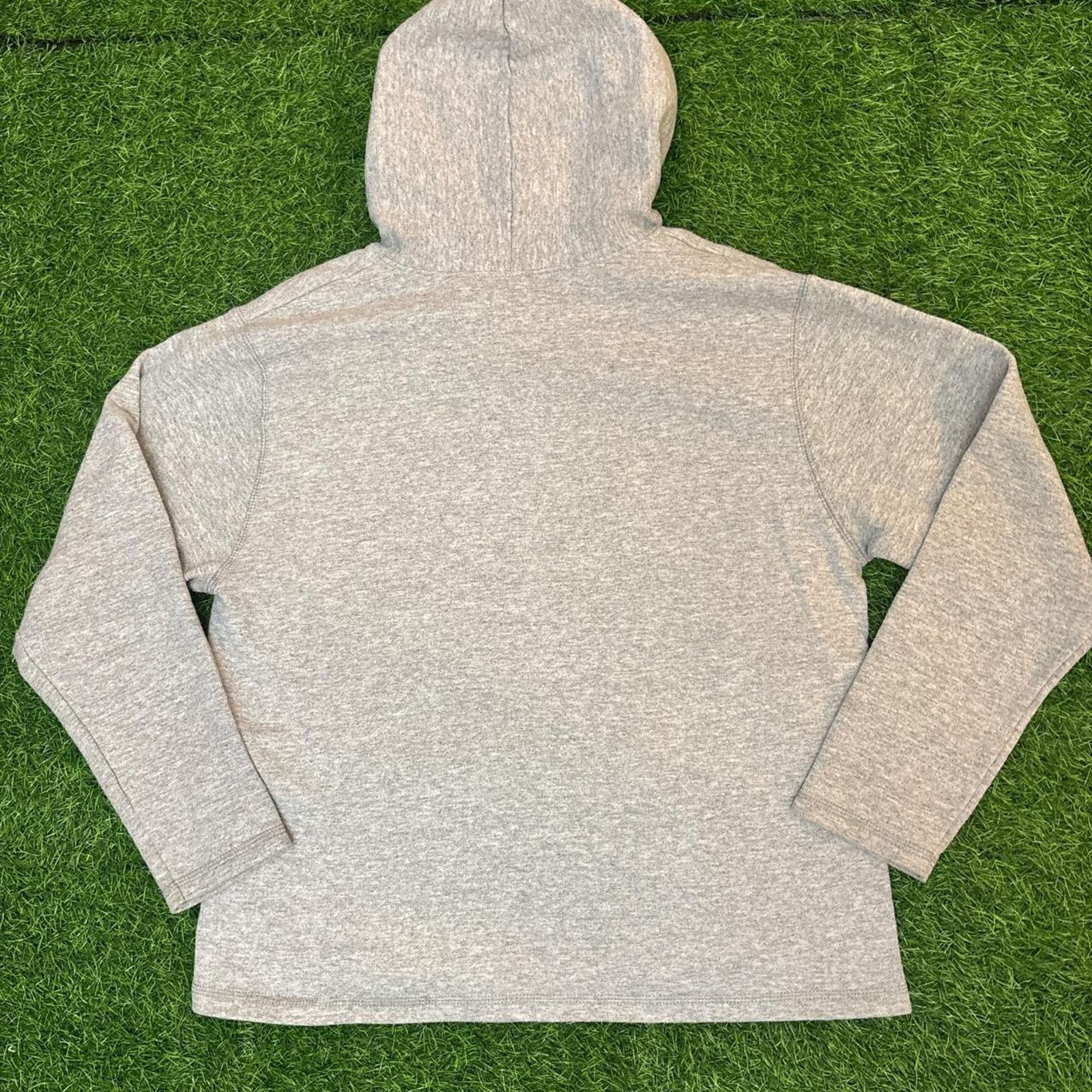 Hanes Women's Retro Solid Grey Hoodie Size M / US 6-8 / IT 42-44 - 2 Thumbnail