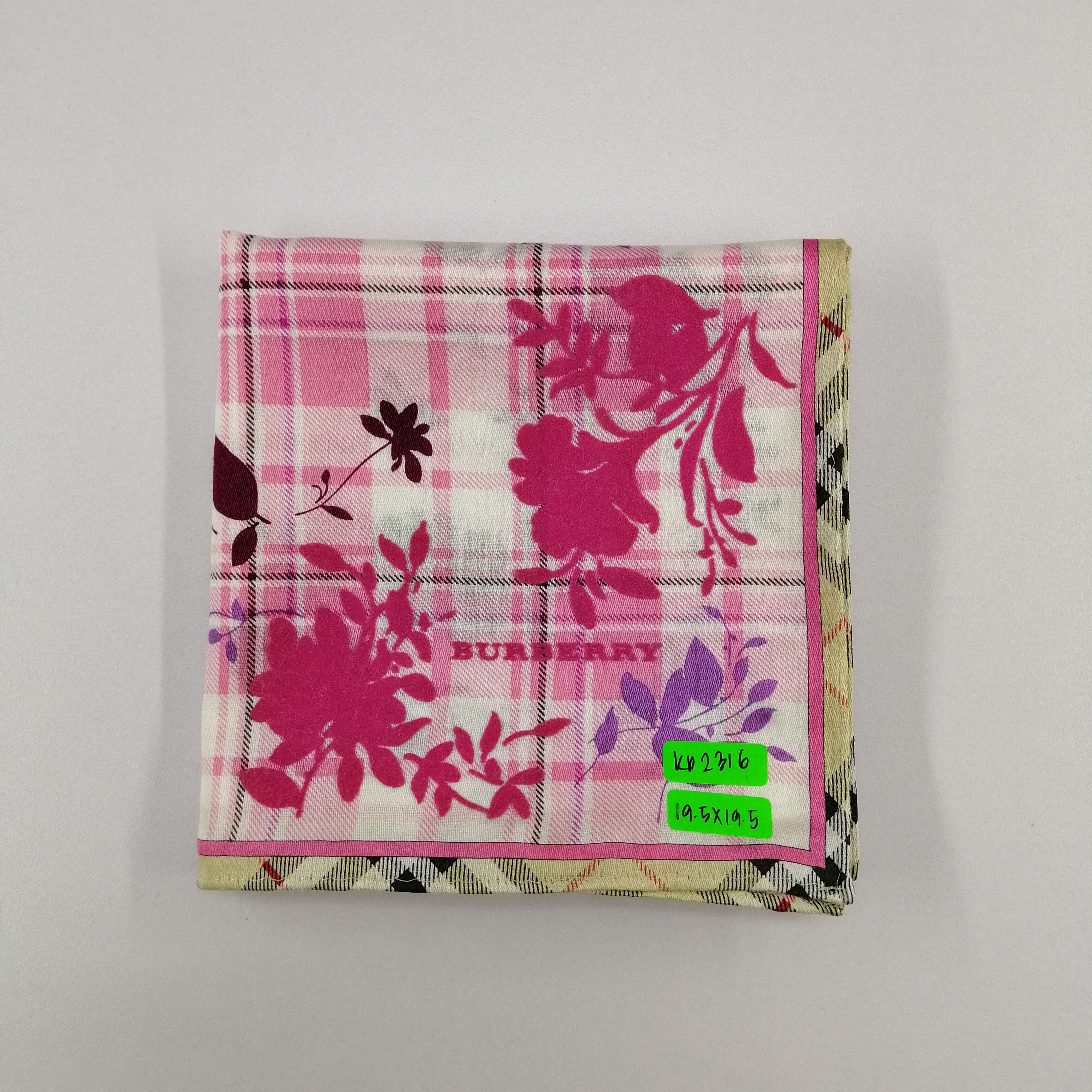 Burberry × Vintage Burberry Handkerchief/Neckerchief/Bandana-KD2316 Size ONE SIZE - 5 Thumbnail