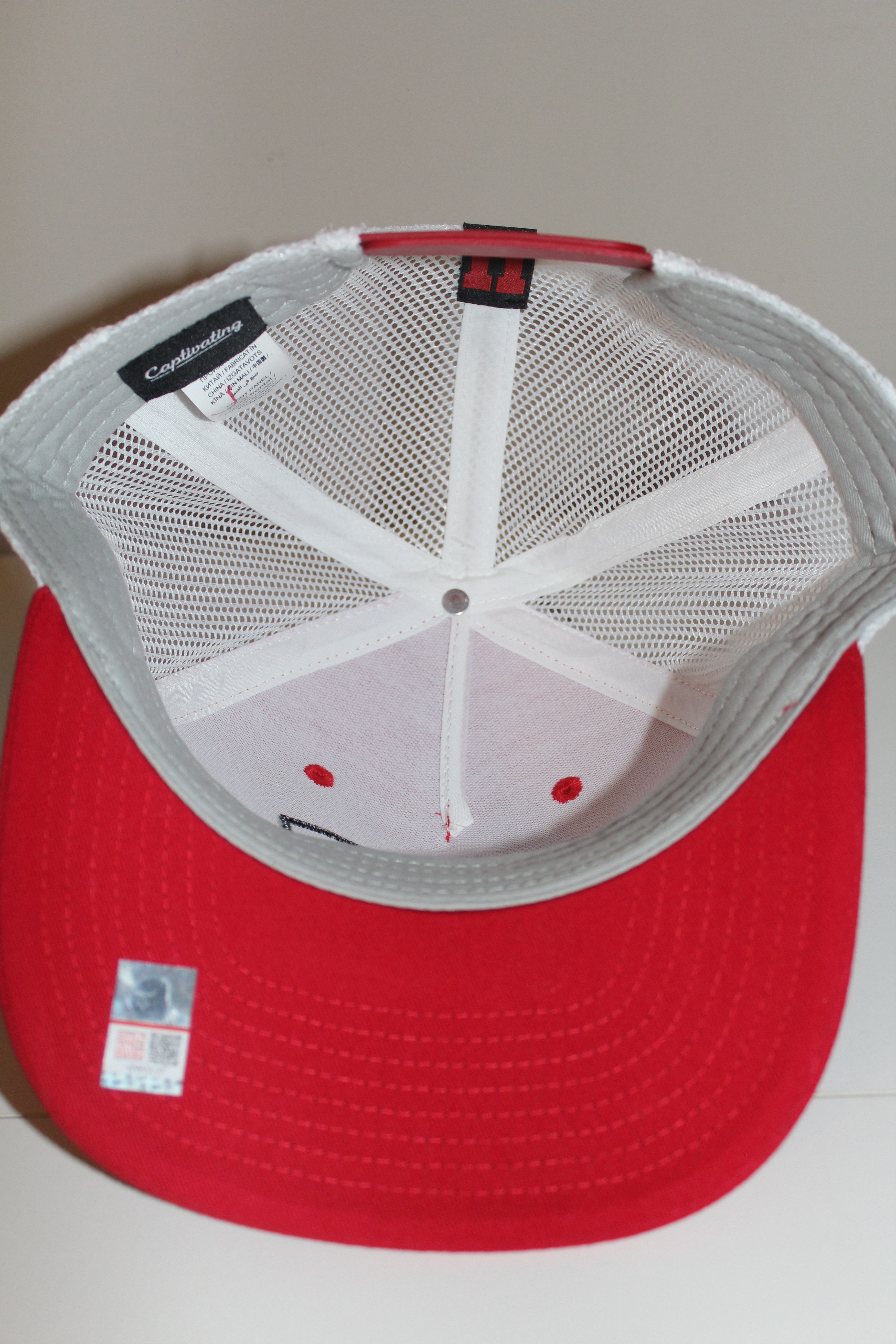 Other University of Utah Utes Red/White Trucker Hat Snapback Mesh Size ONE SIZE - 6 Thumbnail