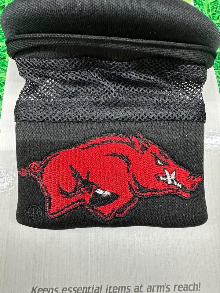 Designer Arkansas Razorbacks Car Caddy NCAA New Size ONE SIZE - 2 Thumbnail
