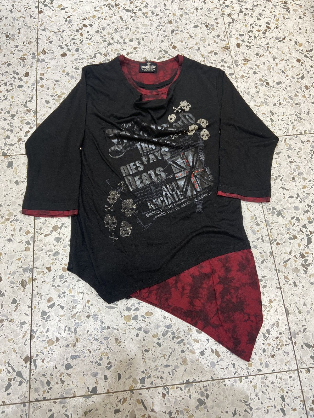 If Six Was Nine Beaumere punk skulls ifsixwasnine style long sleeve Size M / US 6-8 / IT 42-44 - 2 Thumbnail