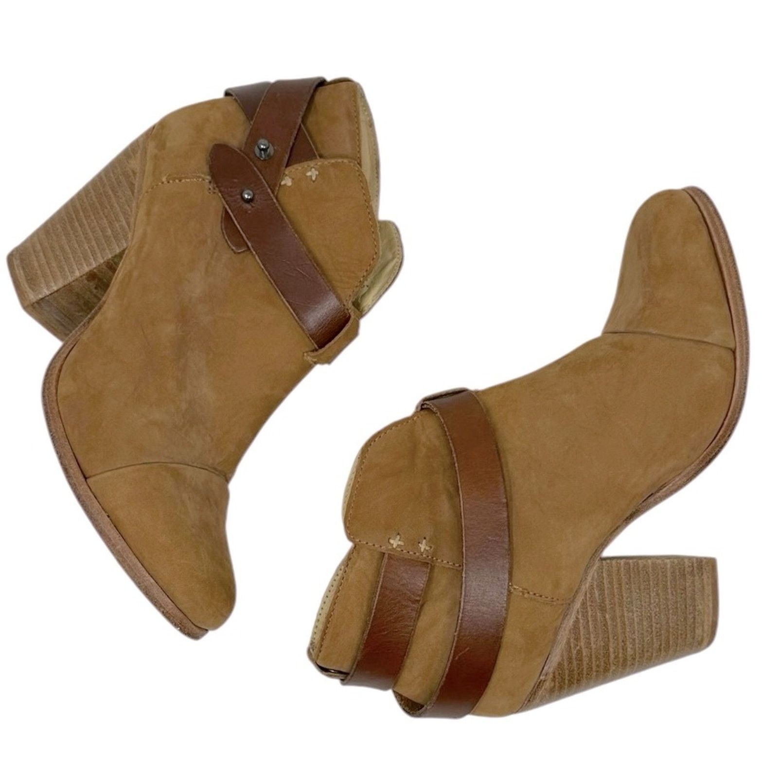 Rag & Bone Rag & Bone Harrow Bootie in Camel Size 37.5 Two Tone Boho Size US 7 / IT 37 - 3 Thumbnail