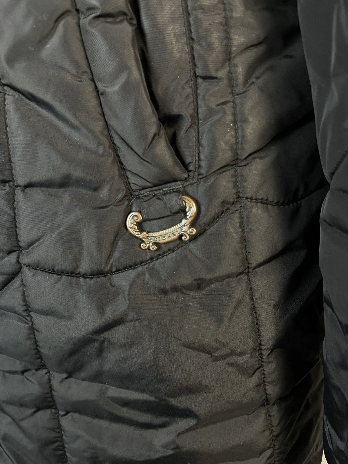 Diesel × Vintage Diesel Vintage Y2K Nylon Full Zip Jacket Size S / US 4 / IT 40 - 5 Thumbnail