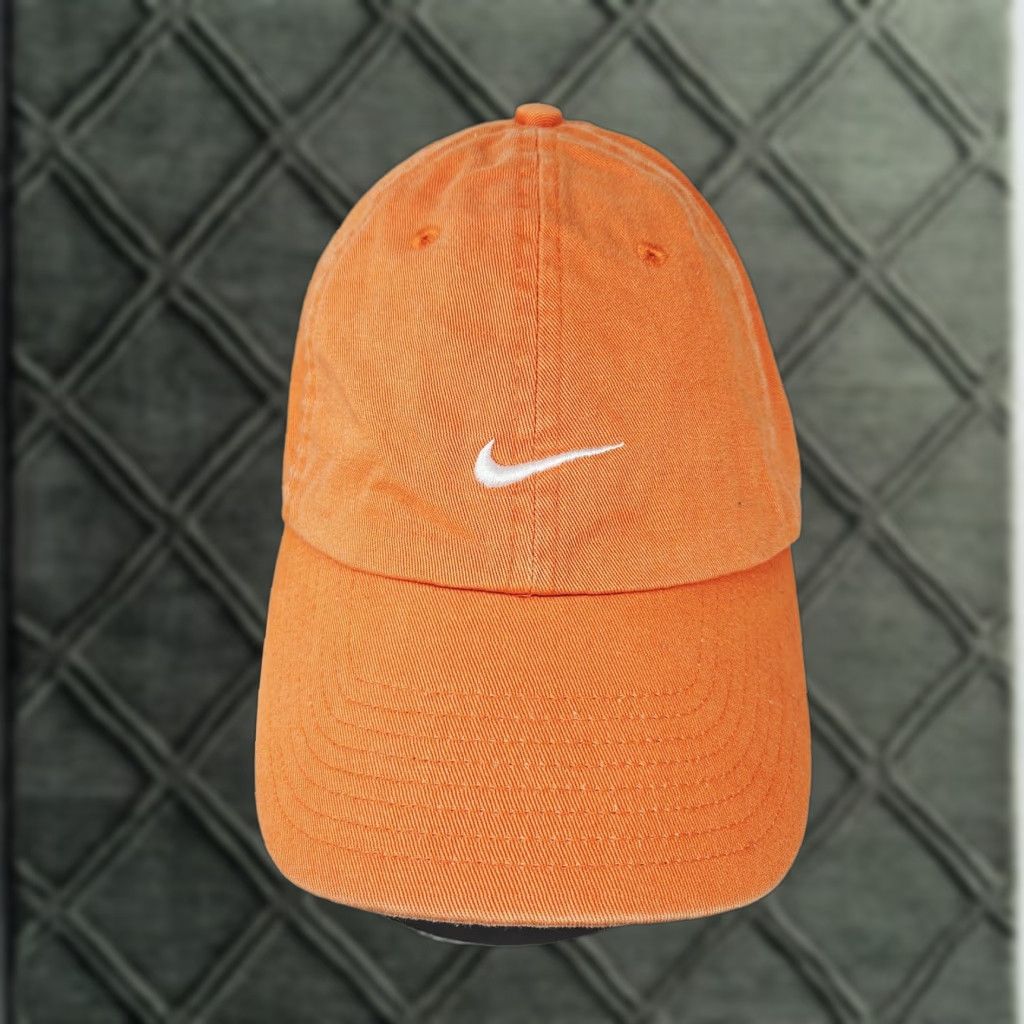 Nike Nike Team Hat Cap Baseball Strap Back One Size Orange Mens Sports Twill Logo Size ONE SIZE - 1 Thumbnail