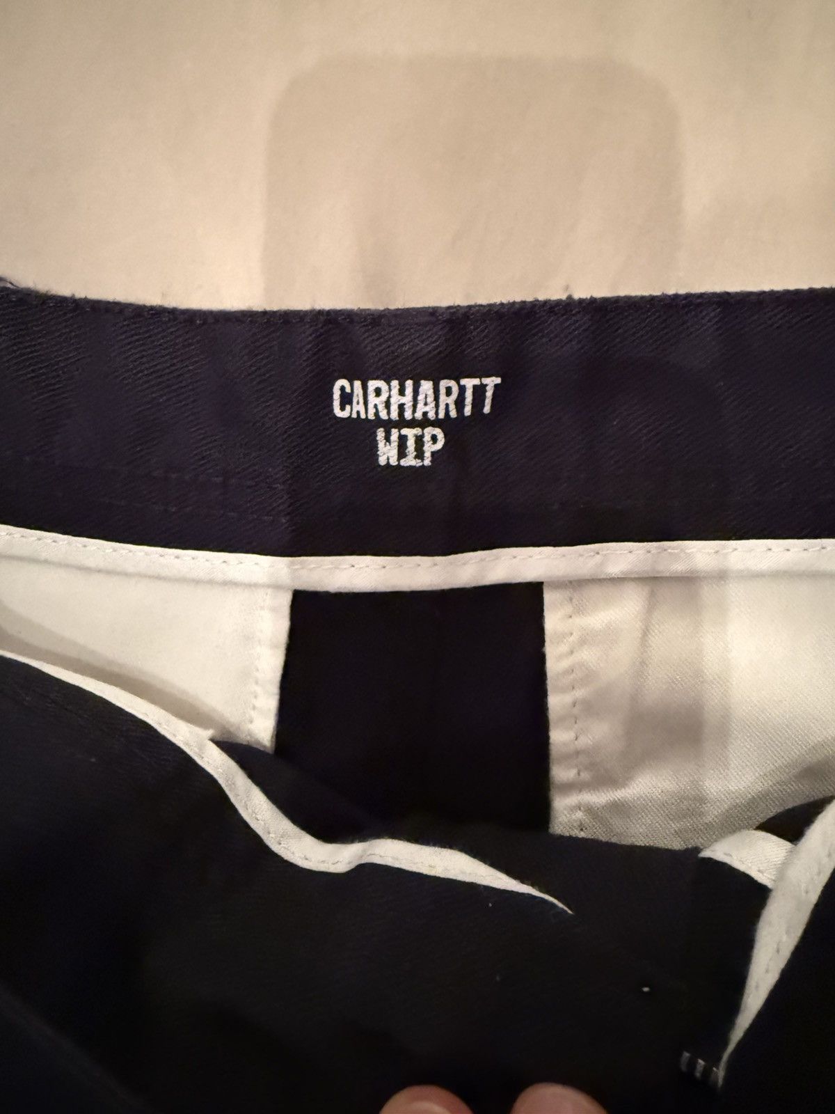 Carhartt Navy Blue Carhartt WIP pants Size US 31 - 3 Thumbnail