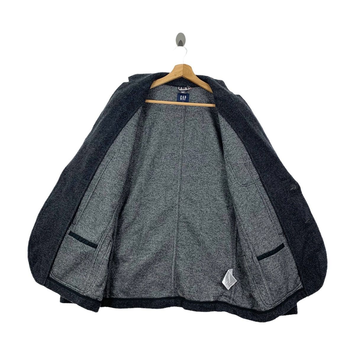 Gap GAP Athletic Sportswear Wool Blazer Coat Jacket Size US XL / EU 56 / 4 - 3 Thumbnail