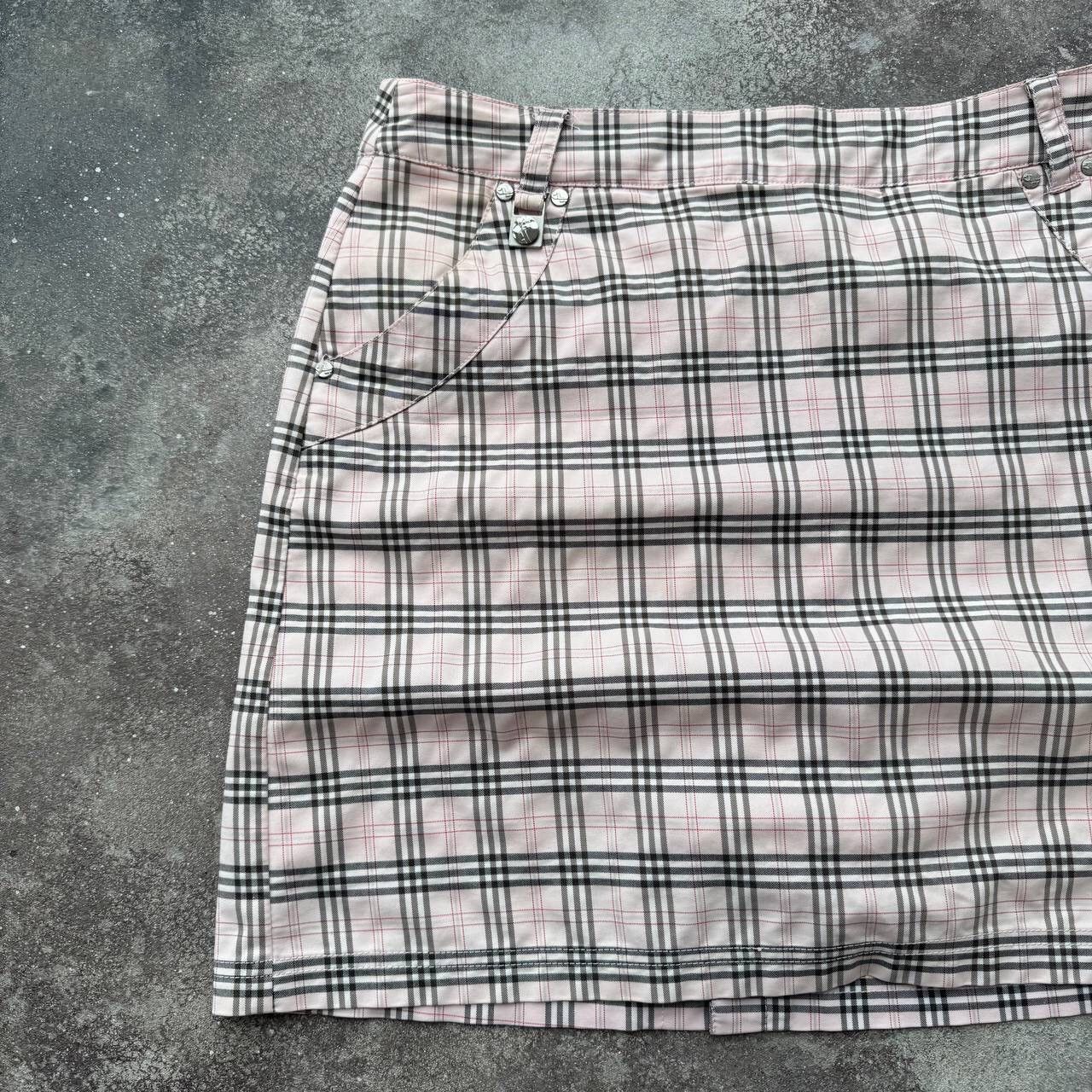 Hysteric Glamour × Japanese Brand × Vintage Amazing 2000’s Aesthetic Pink Nova Check Skirt Size 32" / US 10 / IT 46 - 4 Thumbnail