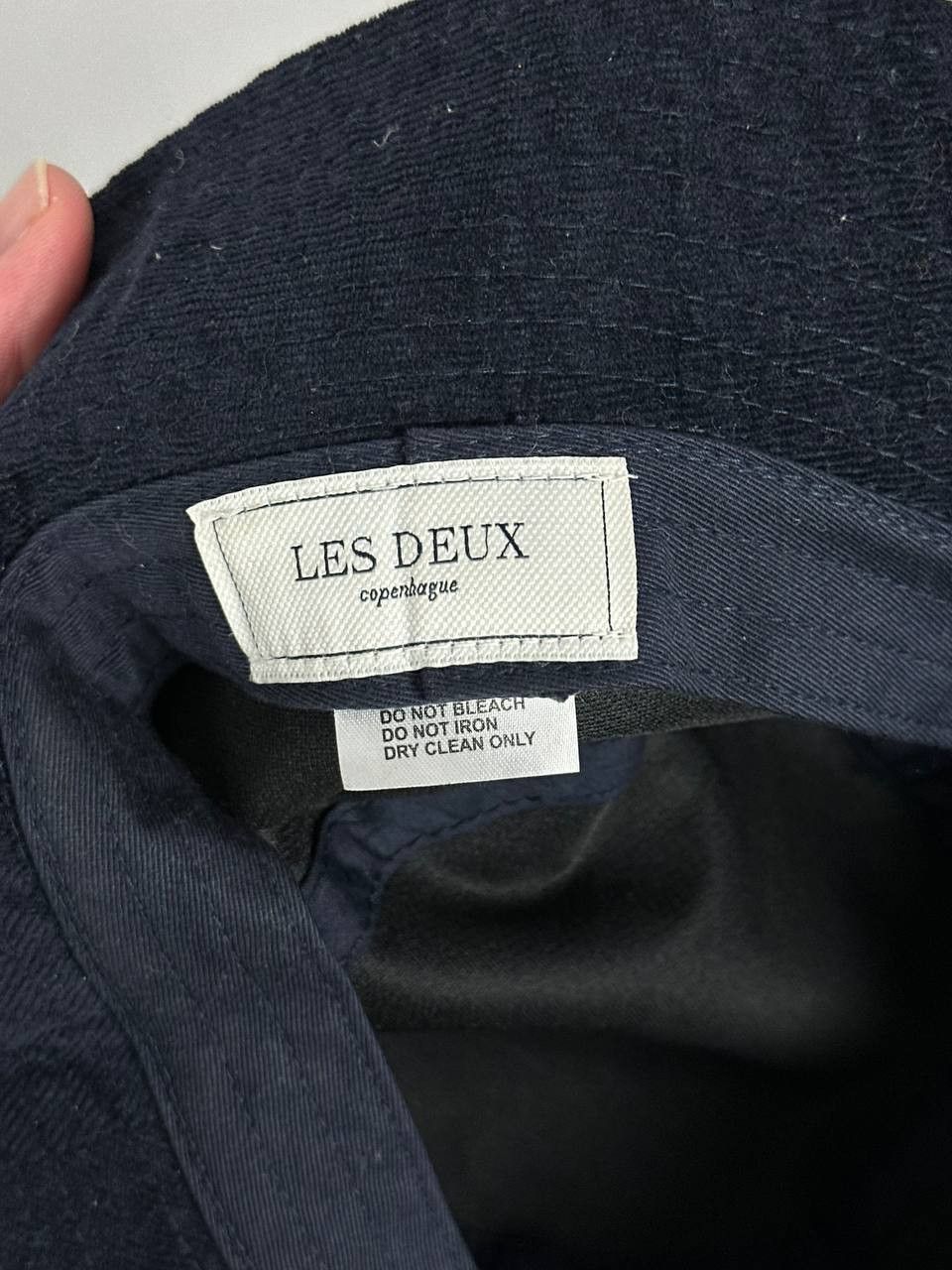 Les Deux Les Deux Navy Corduroy Bucket Hat Streetwear Size ONE SIZE - 7 Thumbnail