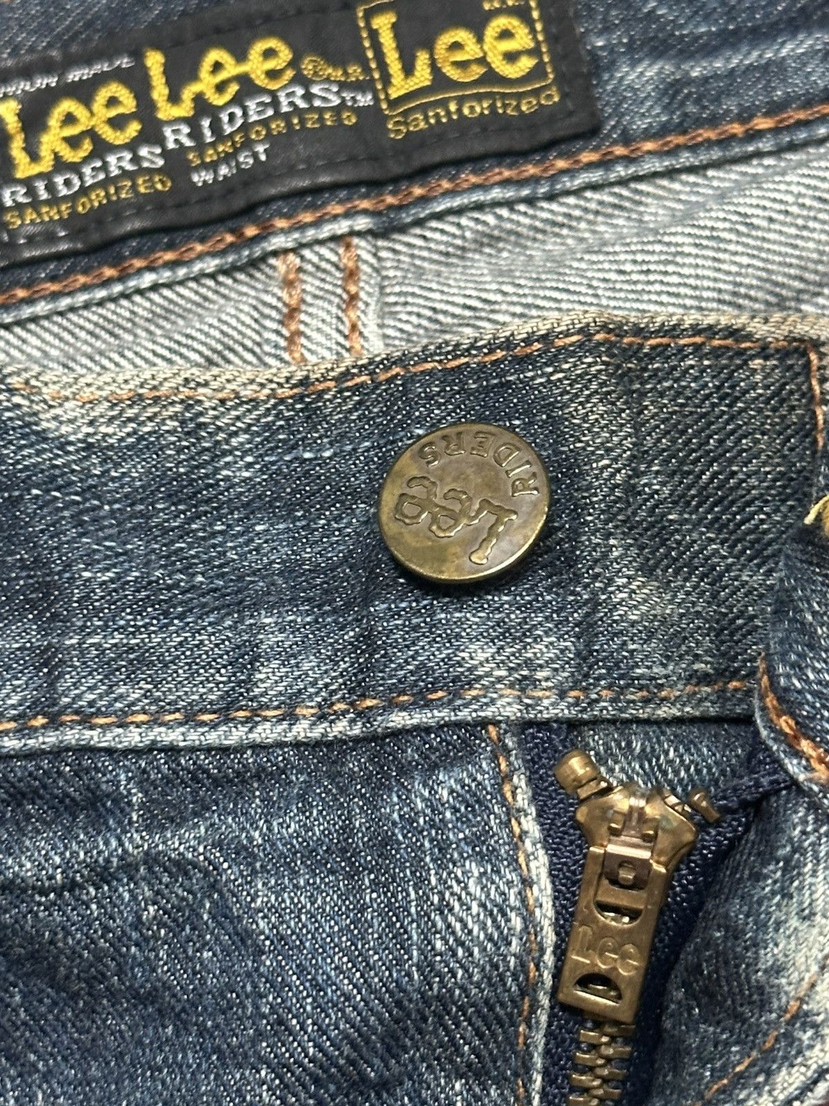 Lee Vintage Lee Riders jeans with Flare Distressed and FadedWash Size US 36 / EU 52 - 12 Thumbnail
