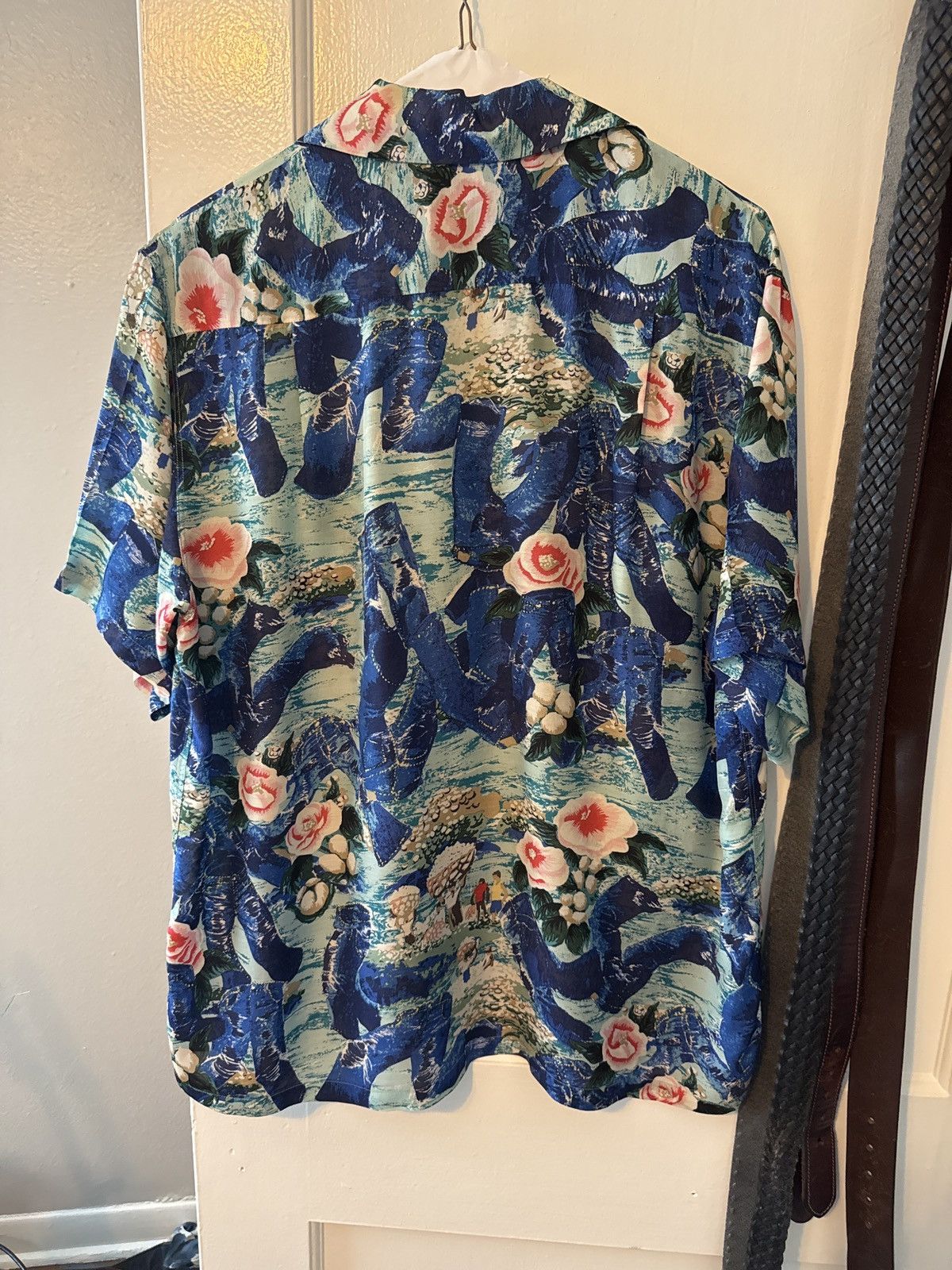 Kapital Kapital Denim Printed Voile Camp Collar Shirt Size US L / EU 52-54 / 3 - 2 Thumbnail