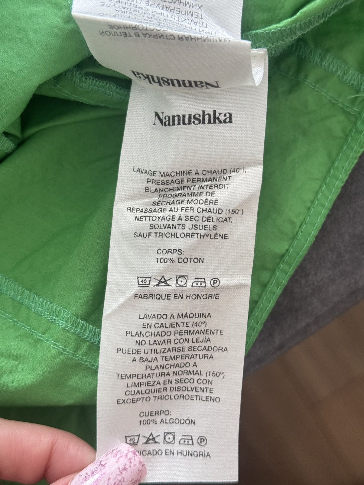 Nanushka Nanushka tami cotton poplin halterneck top Size XS / US 0-2 / IT 36-38 - 7 Thumbnail