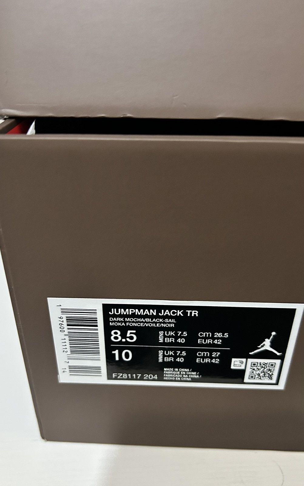 Travis Scott Travis Scott x Jordan Jumpman Jack TR Dark Mocha Uk7.5 Size US 7.5 / EU 40-41 - 10 Thumbnail