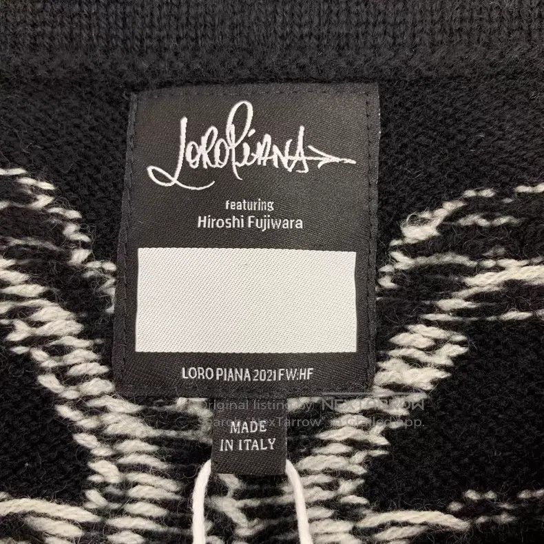 Loro Piana Loro Piana size S Black Lock Stitch Inlay Cashmere Knit Ski Size 24" / US 00 / IT 34 - 6 Thumbnail
