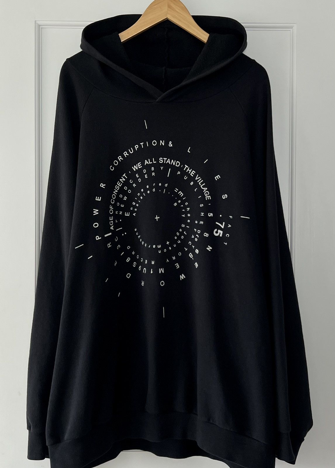 Raf Simons AW03 Raf Simons Closer Power Corruption & Lies Black Hoodie Size US XL / EU 56 / 4 - 2 Thumbnail