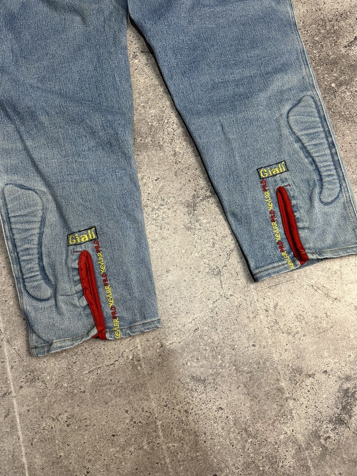 Other 🔥 Vintage Giali Rare Denim Motorcycle Denim Jeans Archival Size US 36 / EU 52 - 19 Thumbnail