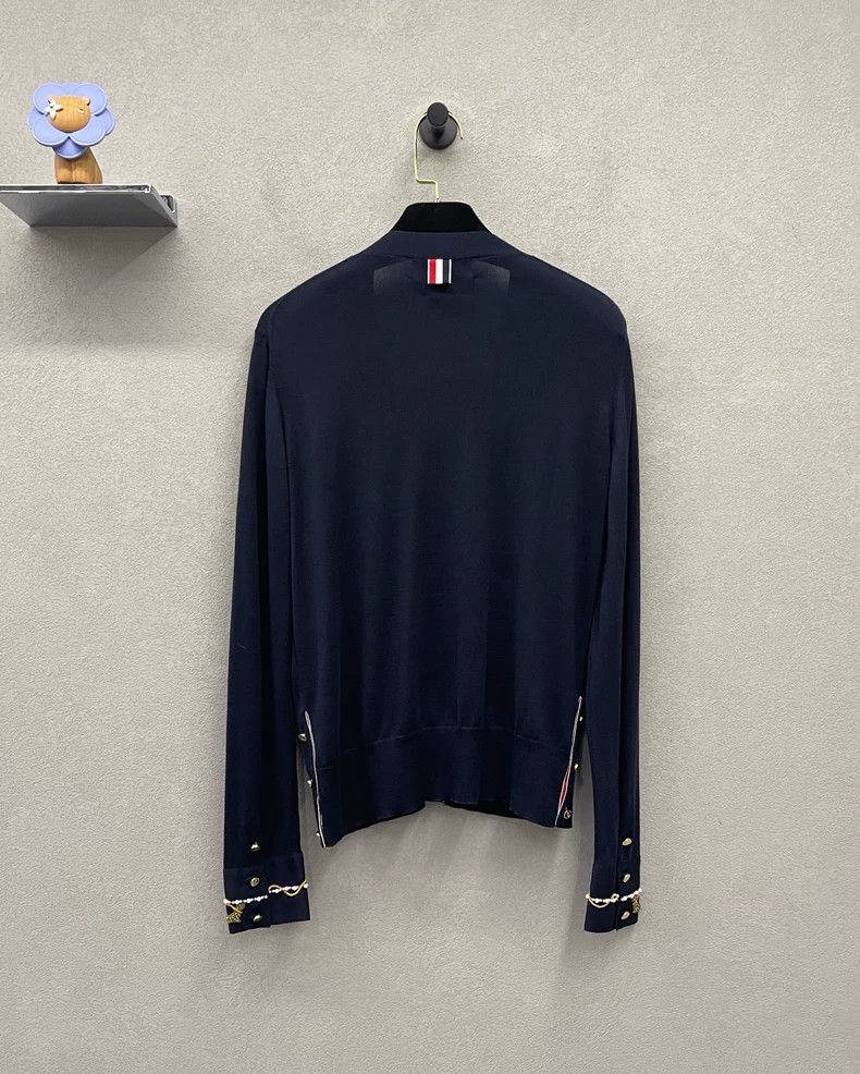 Thom Browne Thom Browne V-neck button knit Size XS / US 0-2 / IT 36-38 - 2 Thumbnail