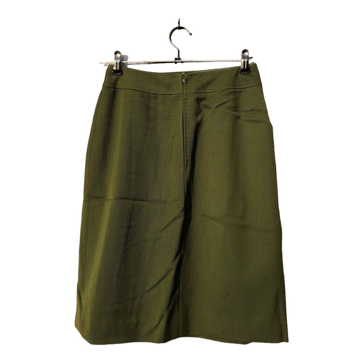 Celine Celine Midi Skirt Women green Color Size 26" / US 2 / IT 38 - 2 Thumbnail