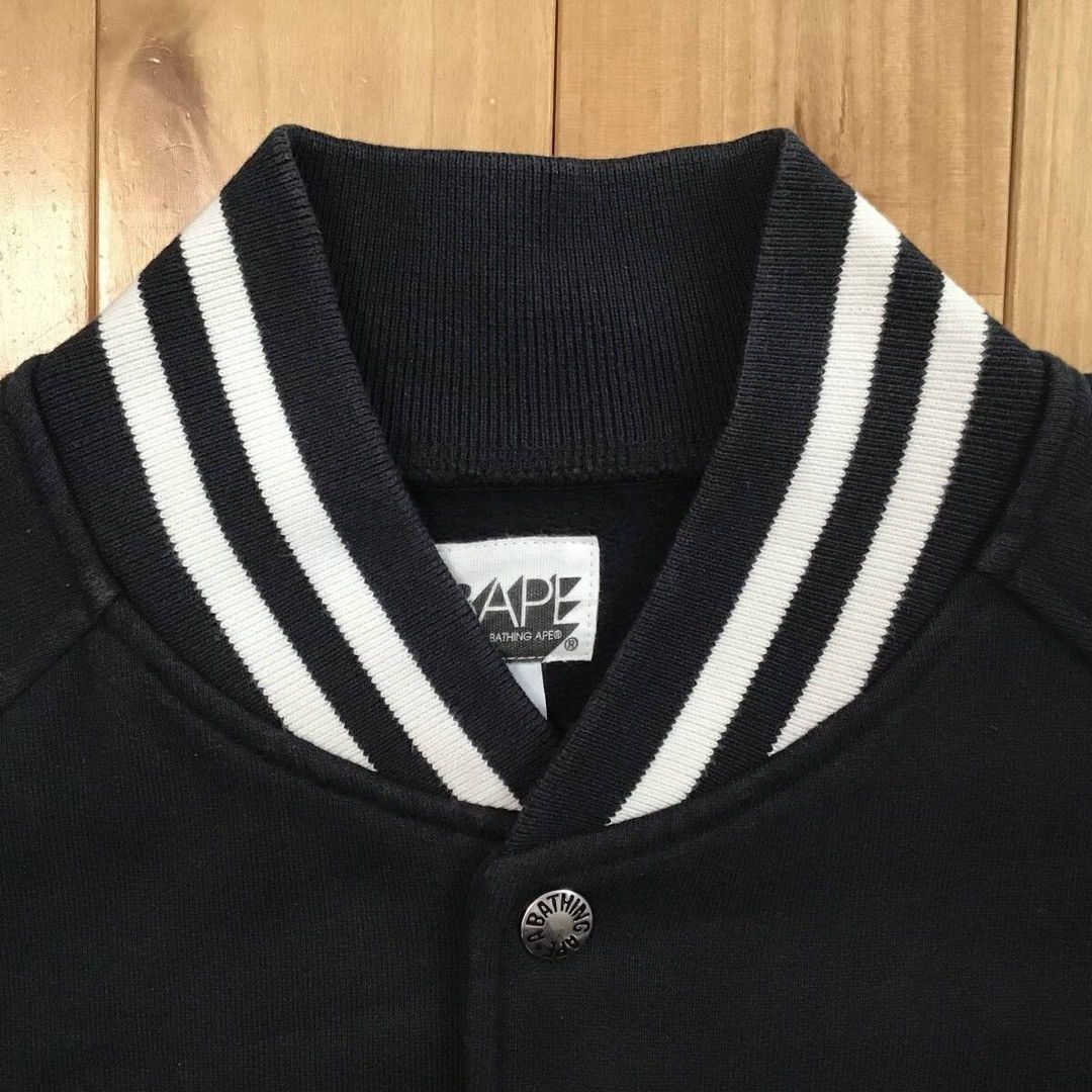 Bape BAPE LOGO Sweat varsity jacket a bathing ape NIGO Size US M / EU 48-50 / 2 - 7 Thumbnail