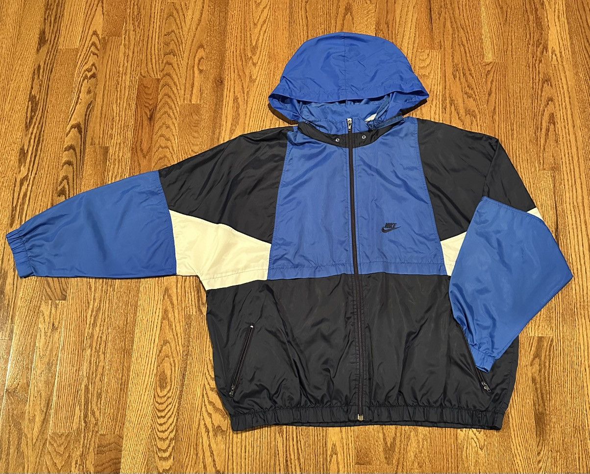 Nike Vintage 90s Nike Windbreaker Jacket Size US XL / EU 56 / 4 - 1 Thumbnail