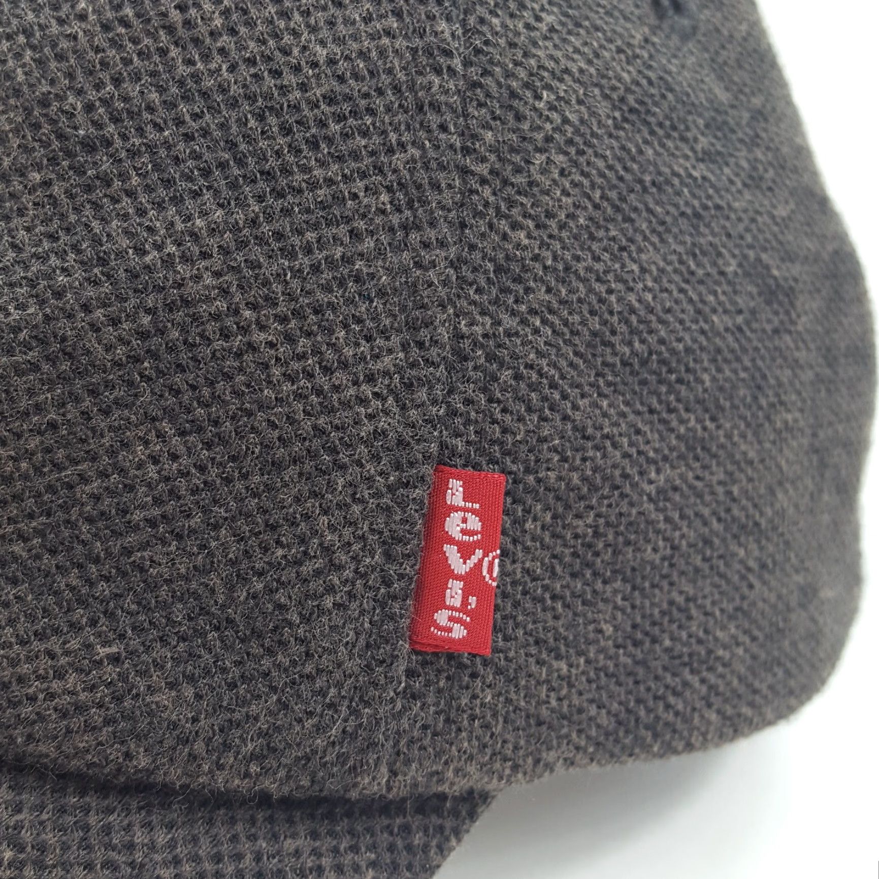 Levi's VINTAGE Levi's Hat Knit Snapback Adjustable Baseball Cap Gray Red Tab VTG Retro Size US 35 - 4 Thumbnail