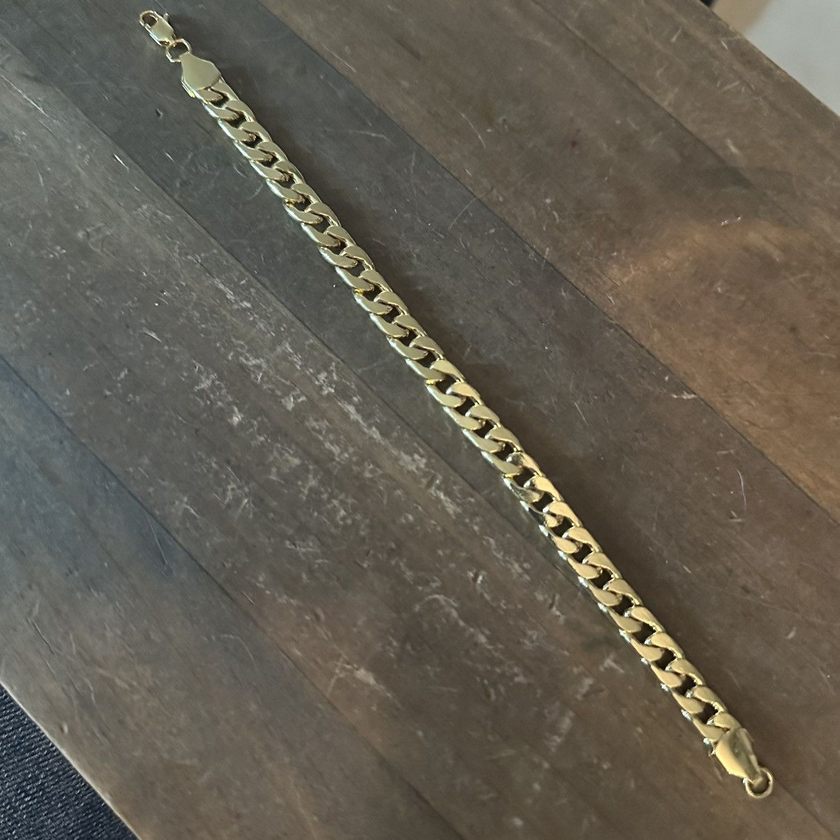 Other Gold tone curb link chain bracelet Size ONE SIZE - 4 Thumbnail