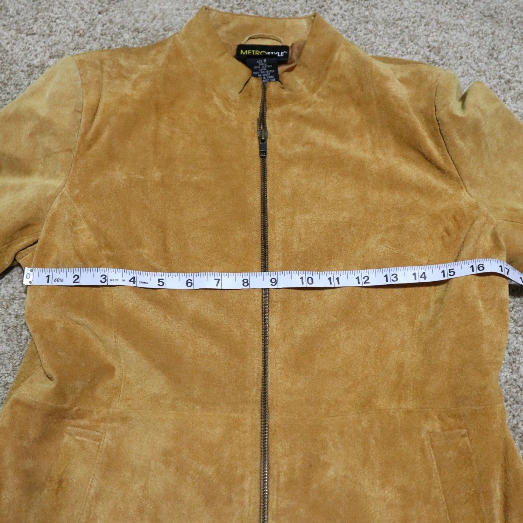 Vintage VINTAGE Leather Jacket and Skirt Set METROSTYLE Size 6 Small Size 28" / US 6 / IT 42 - 4 Thumbnail