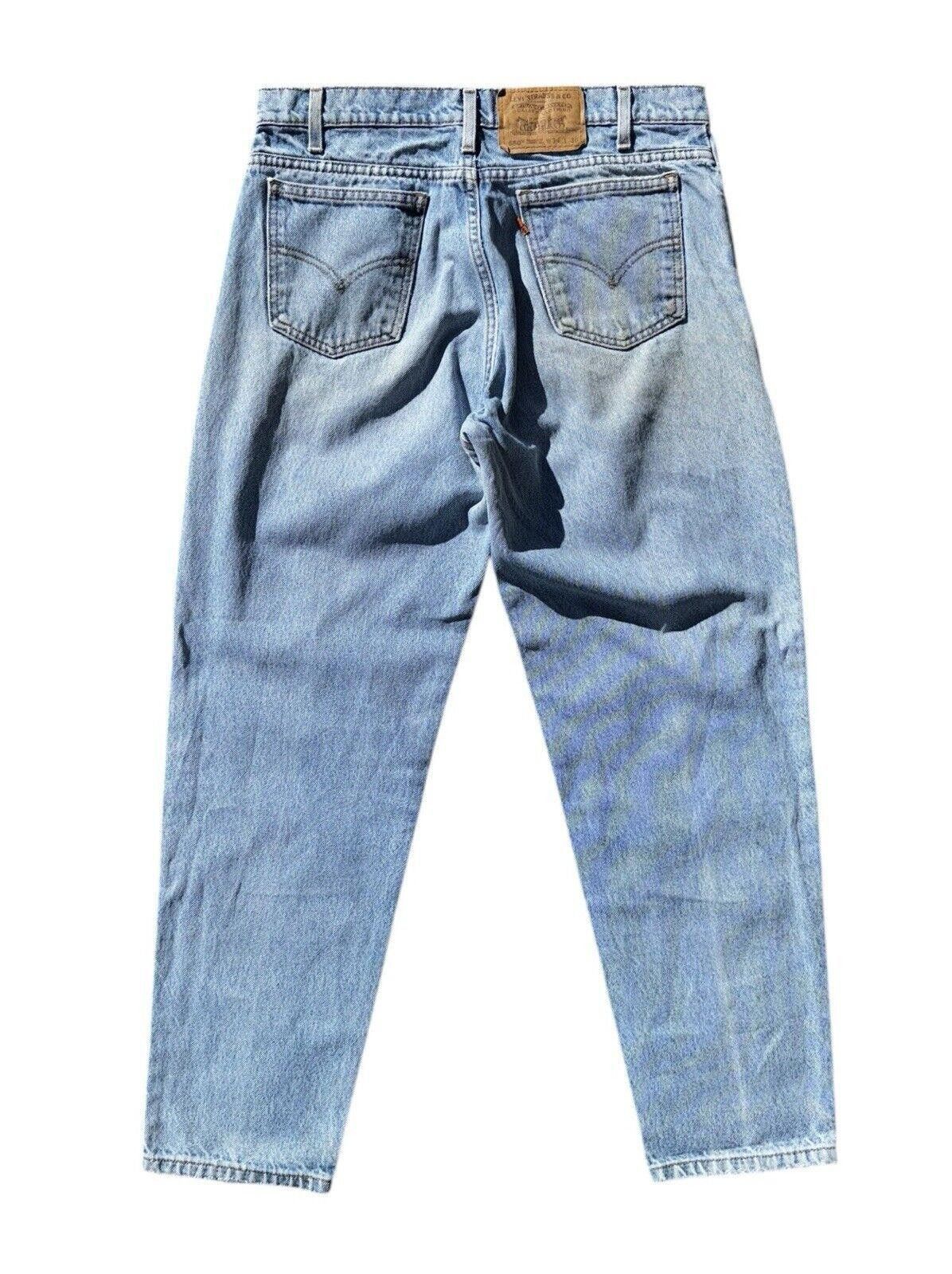 Levi's Vintage Levis 550 Light Wash 1995 Jeans 40550-0213 34x30 Size US 34 / EU 50 - 2 Thumbnail