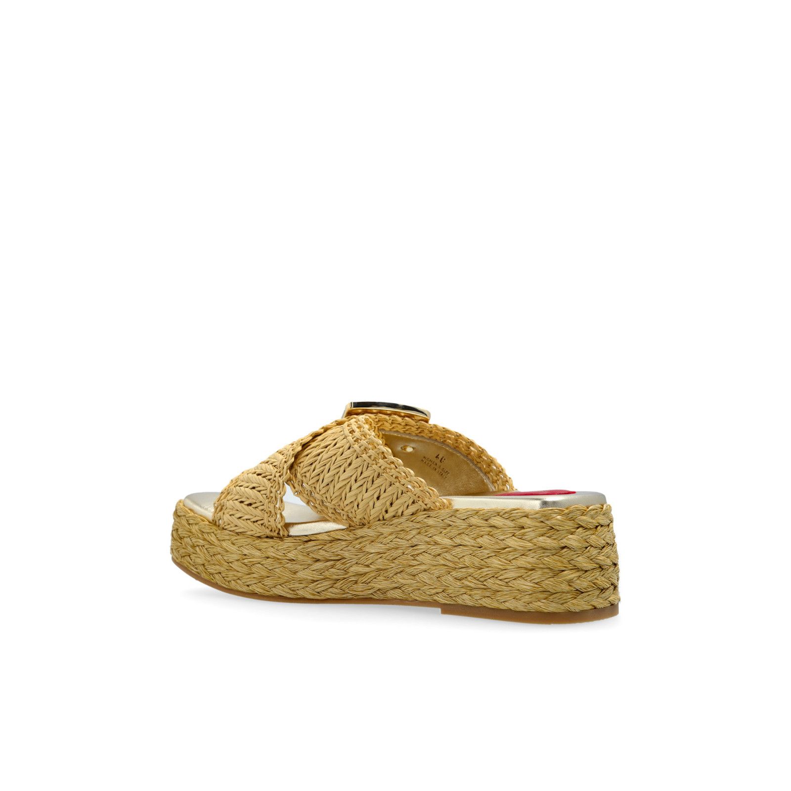 Roger Vivier ROGER VIVIER Beige Raffia Platform Sandals New & Authentic ( Size US 10 / IT 40 - 3 Thumbnail