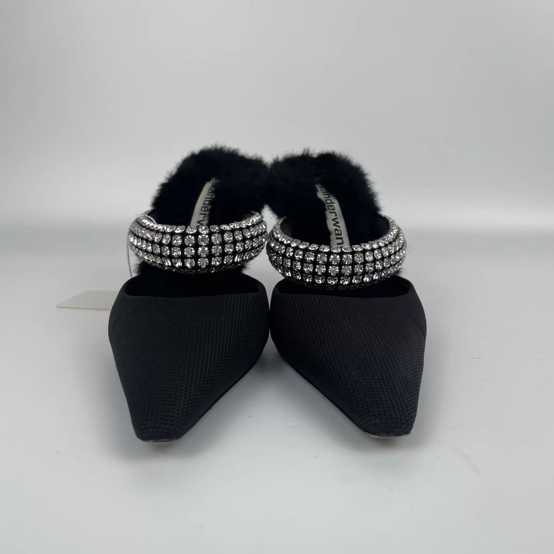 Alexander Wang Alexander Wang Pointed Toe Fur Heels Black 37 Size US 6.5 / IT 36.5 - 2 Thumbnail