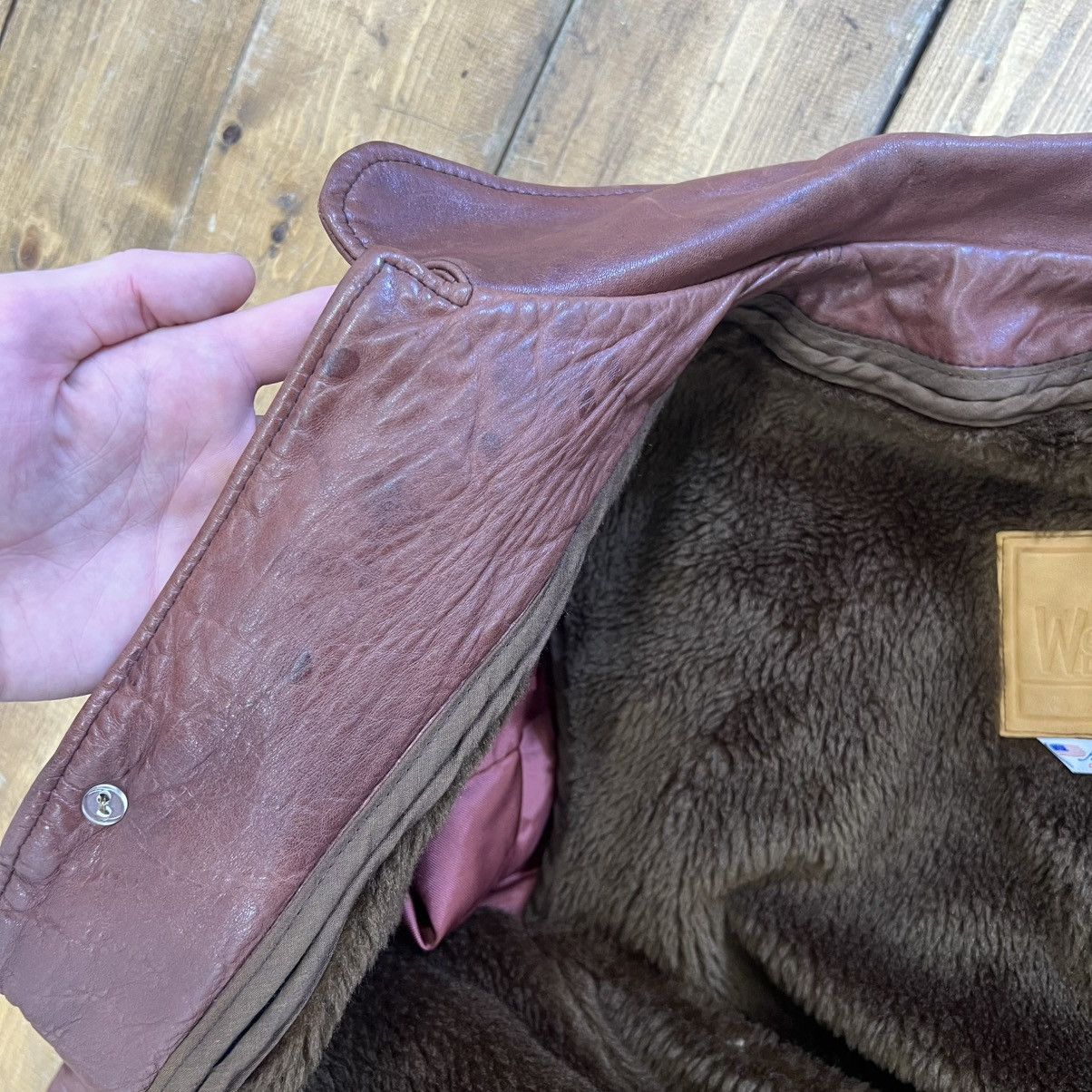 Weber Webers Deerskin vintage leather coat Size US L / EU 52-54 / 3 - 9 Thumbnail