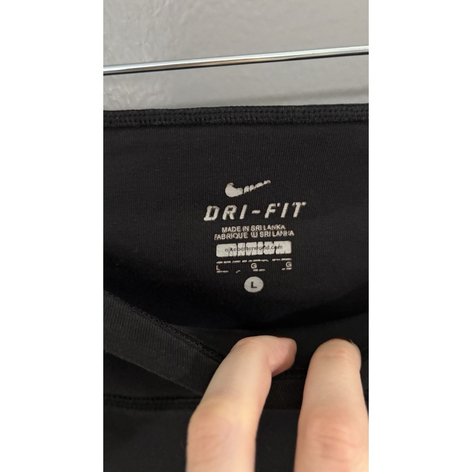 Nike Nike Black Pants Large Size US 30 / EU 46 - 2 Thumbnail