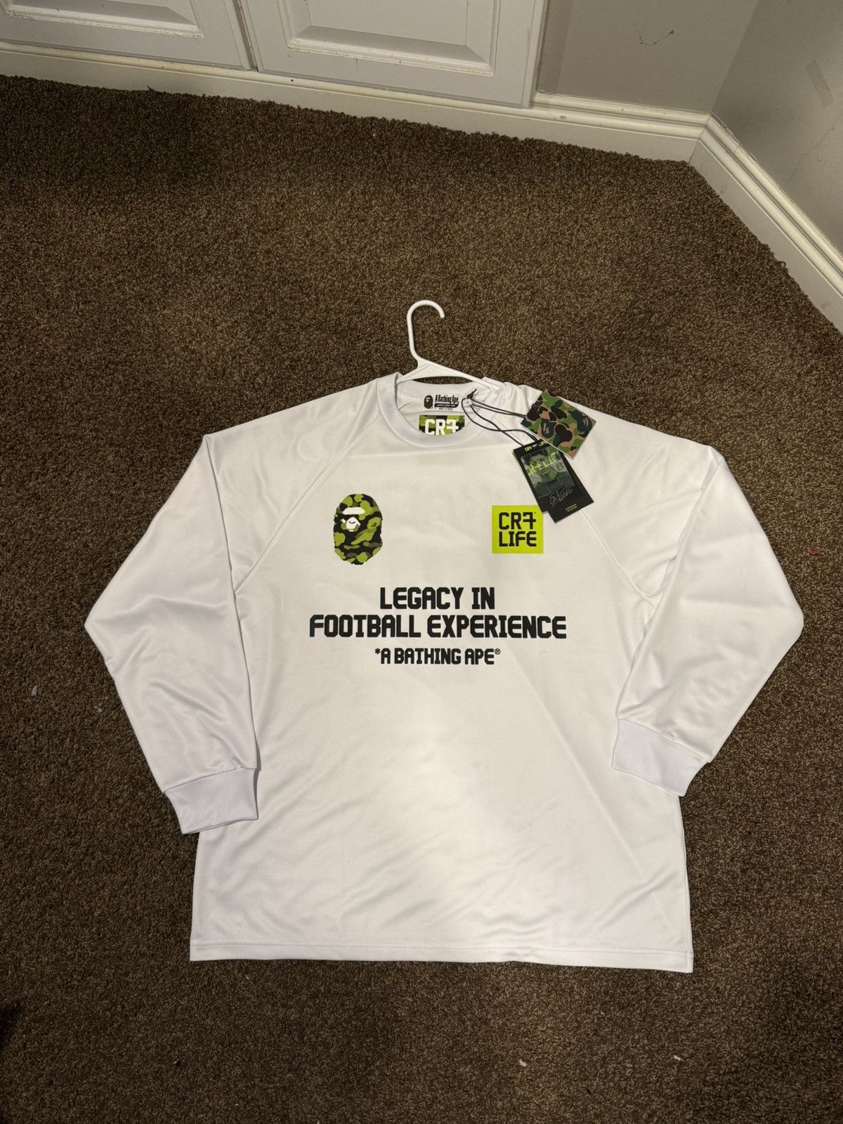 Bape Bape X CR7 Life Multi Logo Ronaldo Long Sleeve T Shirt Size US L / EU 52-54 / 3 - 1 Thumbnail