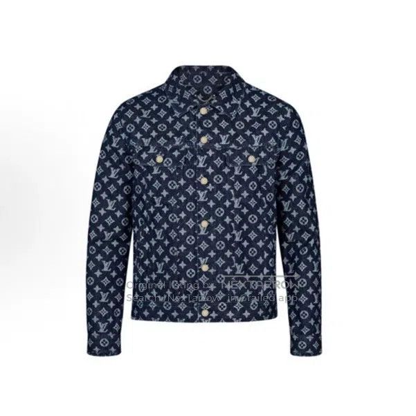 Louis Vuitton Louis Vuitton Original full print denim jacket Size US M / EU 48-50 / 2 - 9 Thumbnail