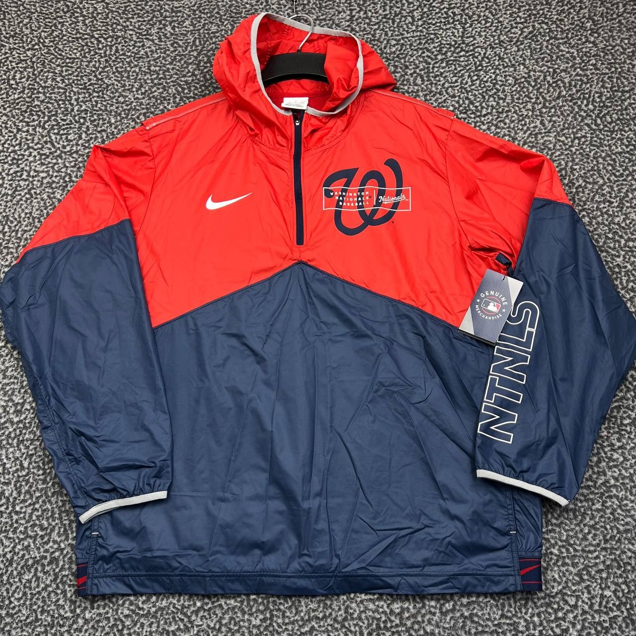 Nike Nike Windbreaker Jacket Men Washington Nationals MLB New L Size US L / EU 52-54 / 3 - 1 Thumbnail
