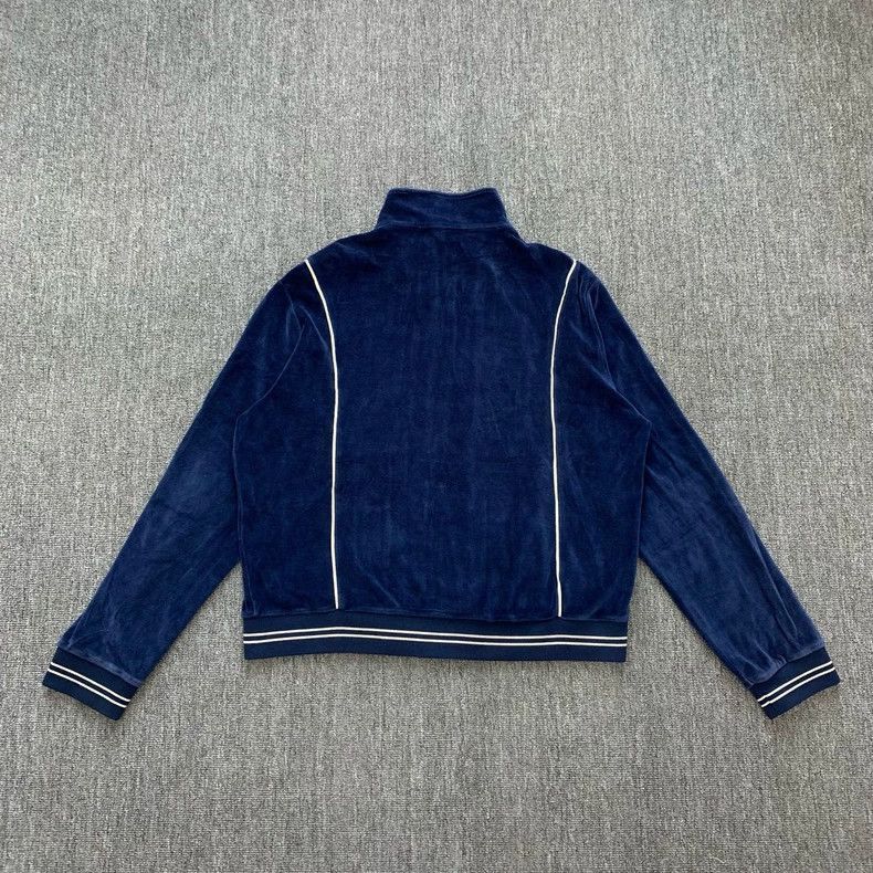 Celine Celine Blue Velvet Jacket Size XL Size US XL / EU 56 / 4 - 2 Thumbnail