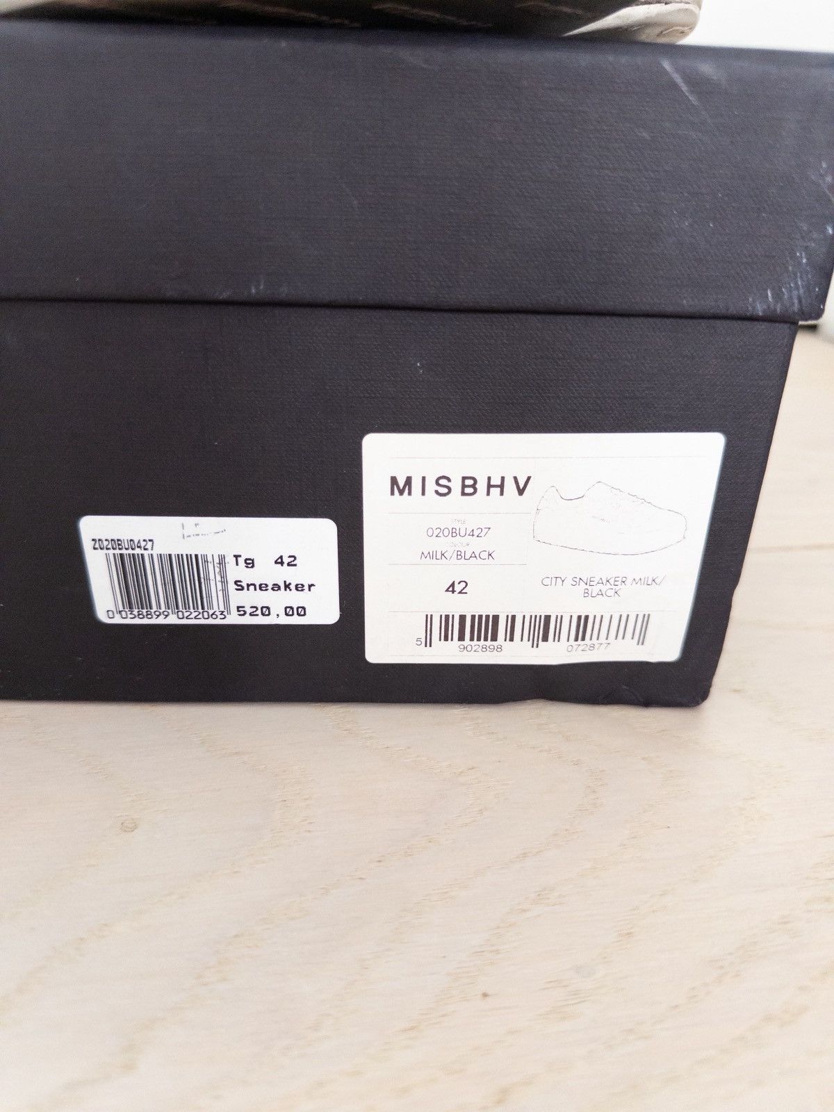 Misbhv Misbhv city sneaker in milk/black colour Size US 9.5 / EU 42-43 - 6 Thumbnail