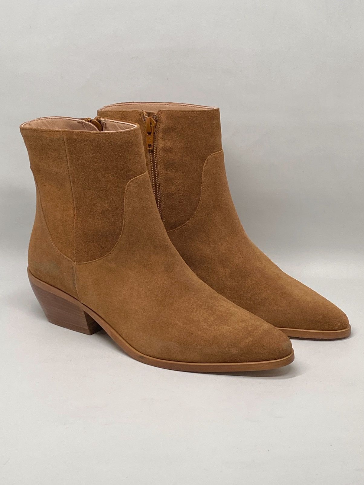 Bruno Magli BRUNO MAGLI Fabiana Suede Ankle Boots size 37 Size US 7 / IT 37 - 3 Thumbnail