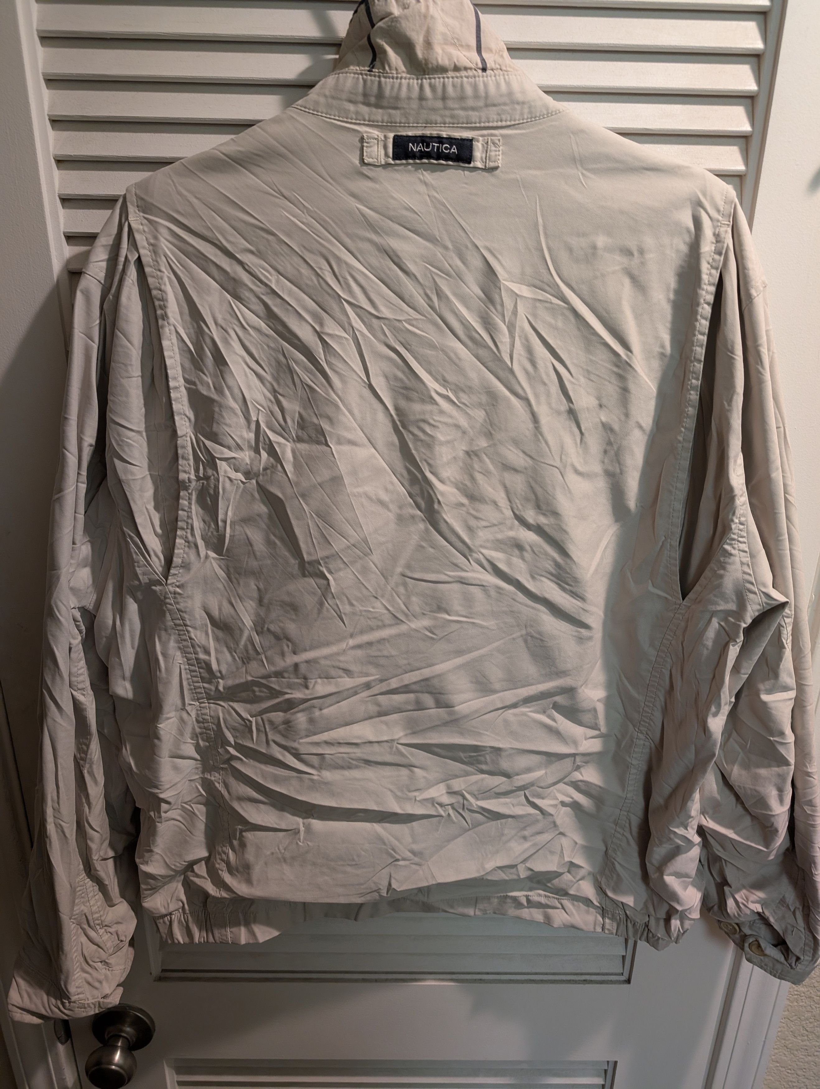 Nautica Vintage Tan Nautica Jacket (cool pockets) Size US L / EU 52-54 / 3 - 4 Thumbnail