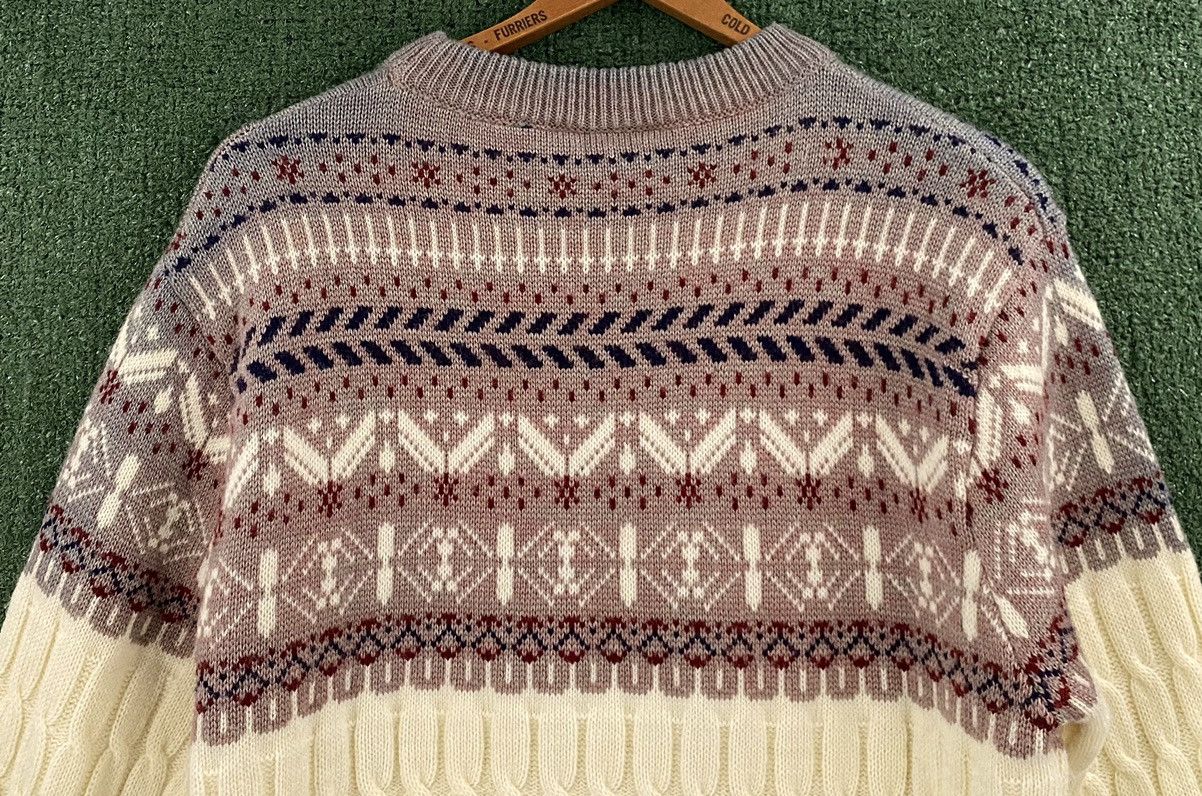 Vintage Vintage 1166 Collection Ski Patterned Knit Sweater Men’s Med Size US M / EU 48-50 / 2 - 6 Thumbnail